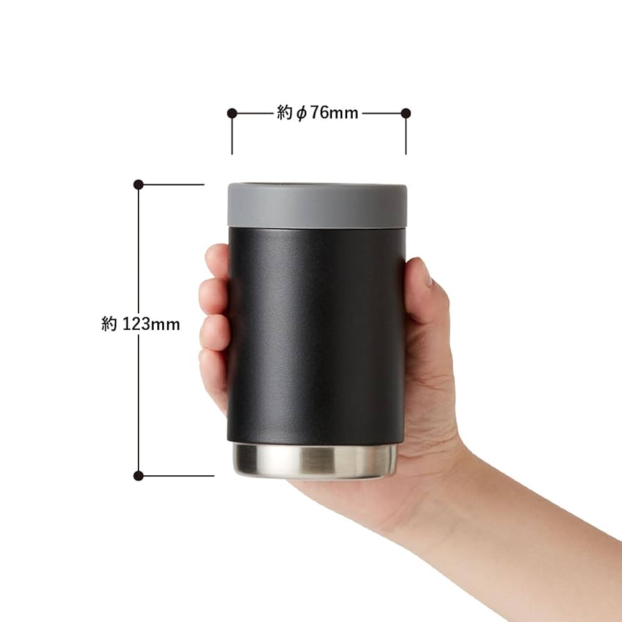 Amazon｜ゴーウェル 保冷缶ホルダー 真空 2層 保冷 直飲み